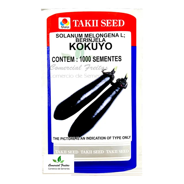 Sementes De Berinjela Híbrida Kokuyo Env. C/ 1.000 Sementes