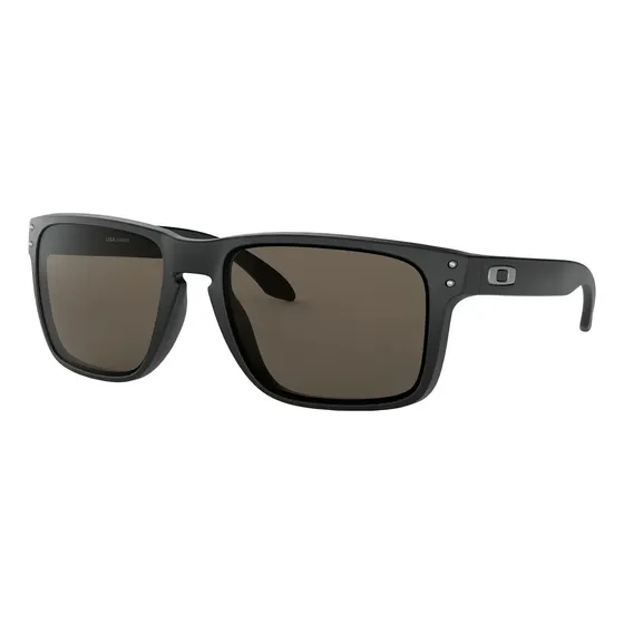 Anteojos de sol Oakley Holbrook XL talle Extra Grande armazón matte black y lente warm grey | Cuotas sin interés