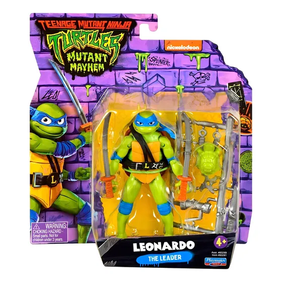 Tartarugas Ninja: Caos mutante, [Leonardo] Figura e armas