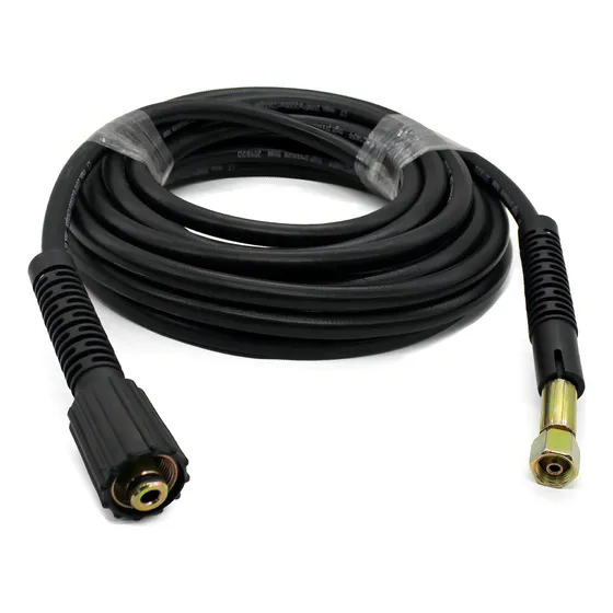 Manguera De Alta Presion 8 Mts 2300 Psi Para Hidrolavadora L Color Negro