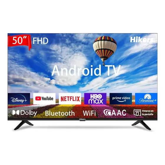 Smart Tv Screen 50 Pulgadas Hikers Fhd Android Tv Dolby
