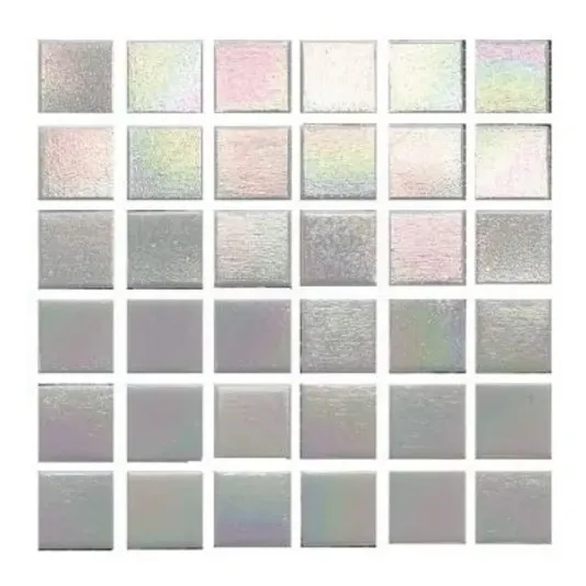 Mosaico Para Alberca Irid Coral Pearl Marca Diamond 2 X 2 Cm