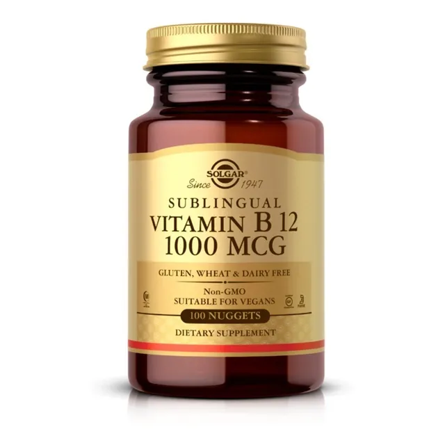 Vitamin B12 1000mcg Sublingual 100 Unidades