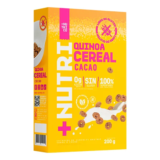 Cereal De Quinua Sin Azúcar Cacao 200g Nutri Co