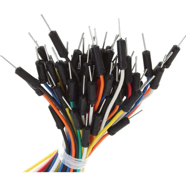 Cables Dupont Jumper Macho Macho Diferentes Tamaños 65 Pzs