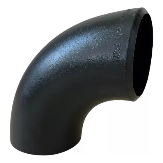 Curva 90o Raio Longo Aço Sch40 1.1/2 Pol