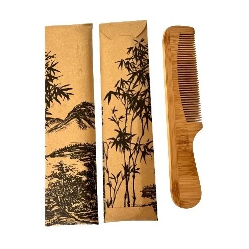 Peine De Bambú Con Mango Ecológico