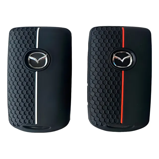 Kit X2 Forro Protector Llave Mazda 3 Cx30 Cx5 Cx50 Cx60 Cx90