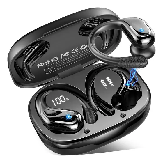 Fones De Ouvido Esportivos Enc 75h Sem Fio Bluetooth 5.3