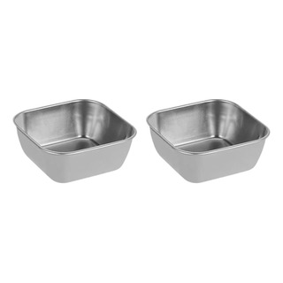 Bandejas Para Servir Postres De Acero Inoxidable, 2 Piezas Bandejas Para Servir Postres De Acero Inoxidable, 2 Piezas