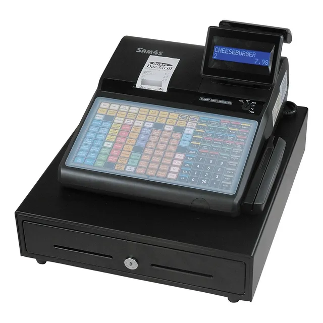Sam4s Er-920 Caja Registradora Electrónica, Diseño Elegante