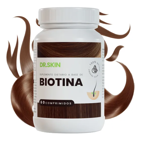 Biotina Capilar Pura 60 Comprimidos Para El Pelo Anticaída Cuida Tu Cabello Dr Skin