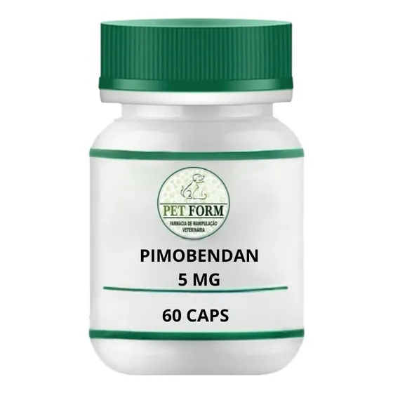 Pimobendan 5mg Pote 60 Caps - Uso Veterinario