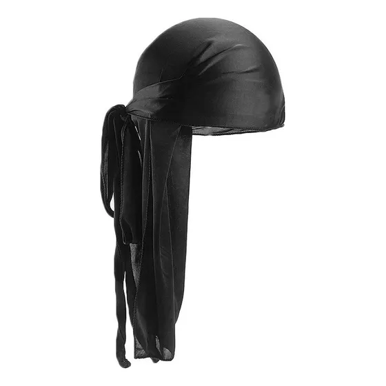 Gorra Bandana Durag Waves, colores Hip Hop Rap, color negro, talla 1