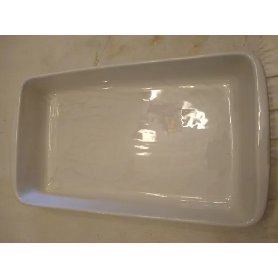 Pyrex Rectangular De Porcelana - Usado