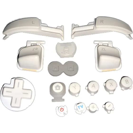 Kit Botão Compativel Gamepad Wii U Wiiu  Branco