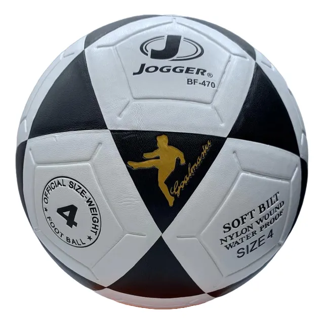 Balon De Futbol N°4 Color Blanco Jogger Para Niños