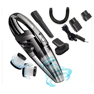 Aspiradora De Mano Inalámbrica Aiyinsmart Cleaner Negro 400ml Hogar Y Auto