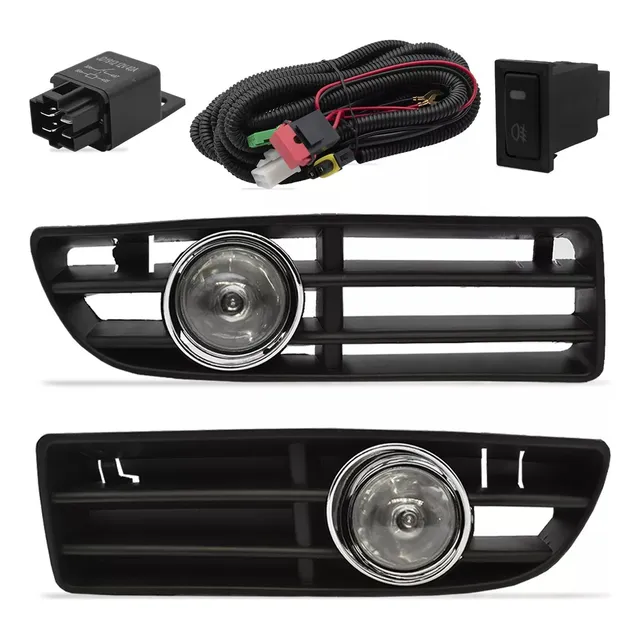 Faros De Niebla Jetta A4 2000 2001 2003 2004 2007 C/cableado