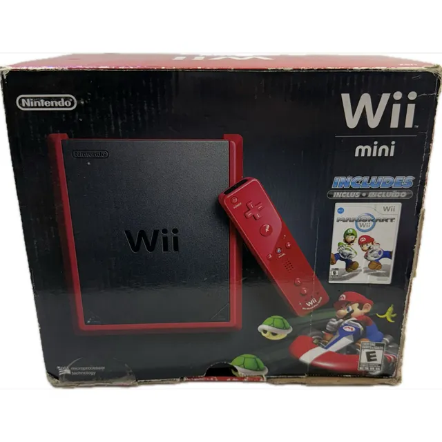 Consola Nintendo Wii Mini + Mario Kart Completa En Caja