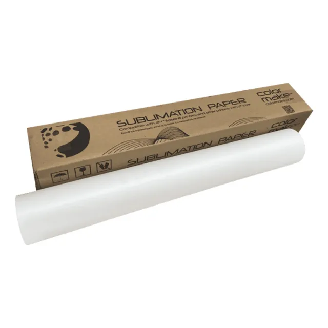 Rollo Papel Sublimar Sublimación 24 Pulgadas Color Make 30 M