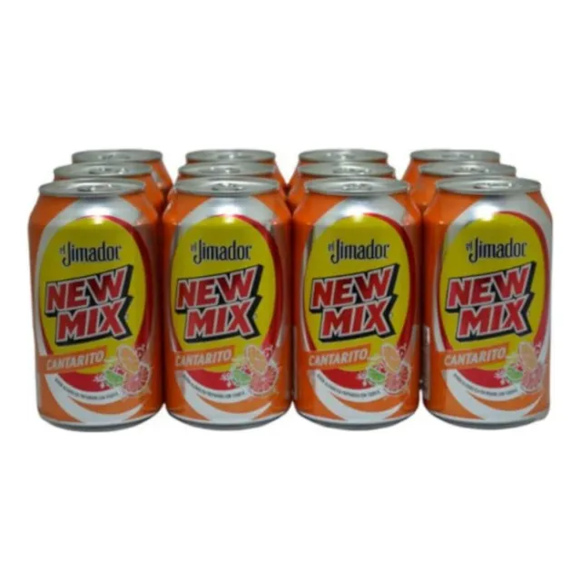 Pack De 24 Bebida Preparada New Mix Jimador Cantarito 350 Ml
