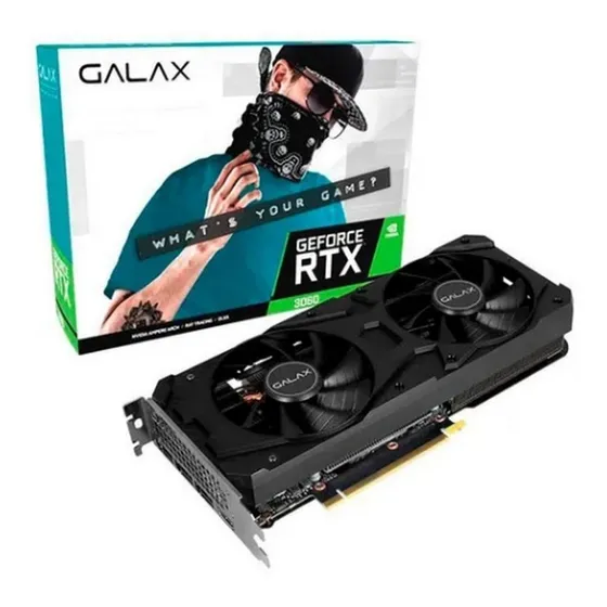 Mercado Livre Placa De Vídeo Galax Geforce Rtx 3060 Oc  12gb 192 Bits Gddr image