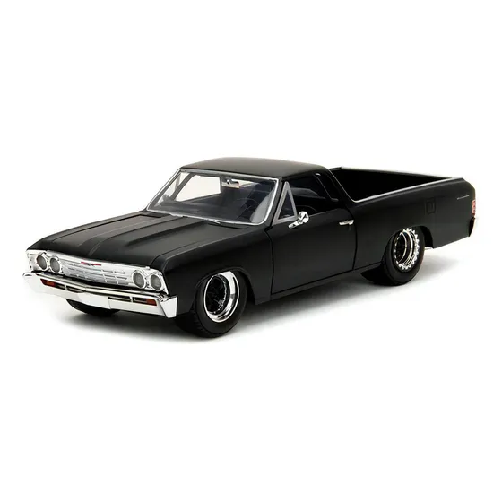 Miniatura negra Jada 1:24 de Chevy El Camino 1967 Rápido y Furioso