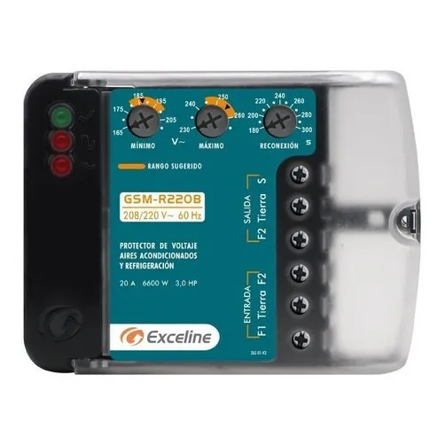Protector Voltaje 220v Nevera Aire Acondicionado Exceline /