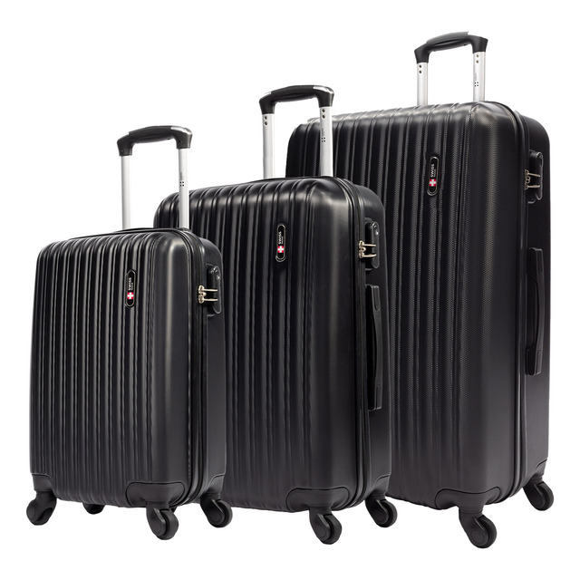 Conjunto De Malas De Viagem Pmg Londres Swiss Move Preto