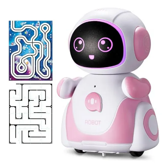 Robot Inteligente Recargable Para Niñas, Con Sensor Táctil Y