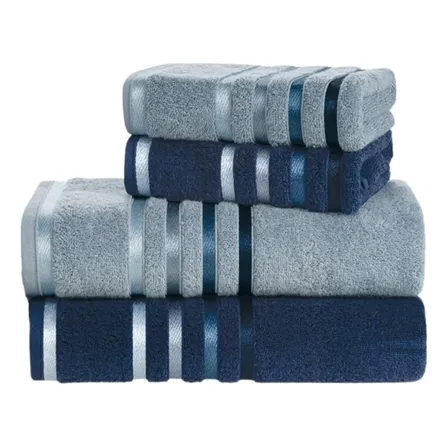 Jogo Toalha 4 Peças Lumina Karsten 100% Algodão Fio Penteado