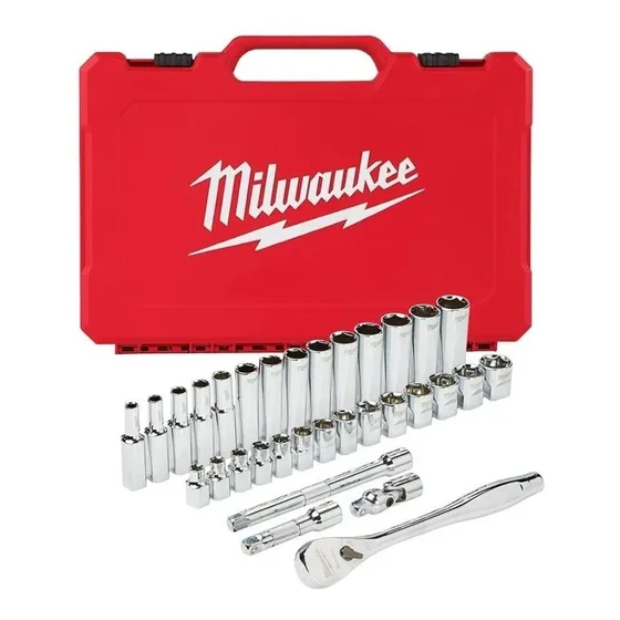 Juego De Dados 32pzs Mm 3/8 Milwaukee 48-22-9508