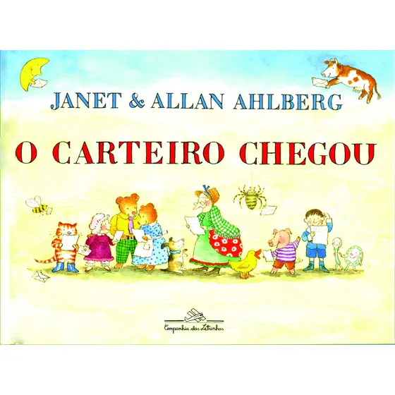 Livro Capa Dura O Carteiro Chegou De Allan Ahlberg Da Editora Companhia das Letrinhas Capa dura