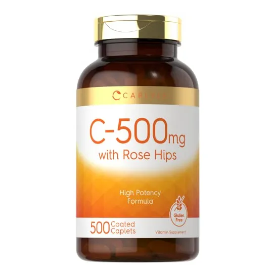 Suplemento Carlyle De Vitamina C 500 Mg Con Escaramujo 500 C