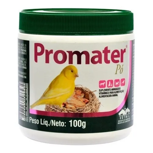 Promater Pó Vetnil Reprodução Passáros 100 Gr Vetnil 