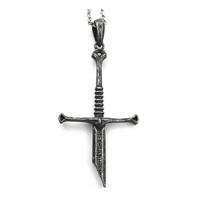 V El Señor De Los Anillos - Collar Aragorn Narsil Espada