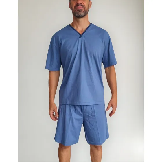 Pijama 100% Algodão Masculino De Verão