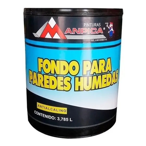 Fondo Antialcalino Para Paredes Humedas Galon Manpica