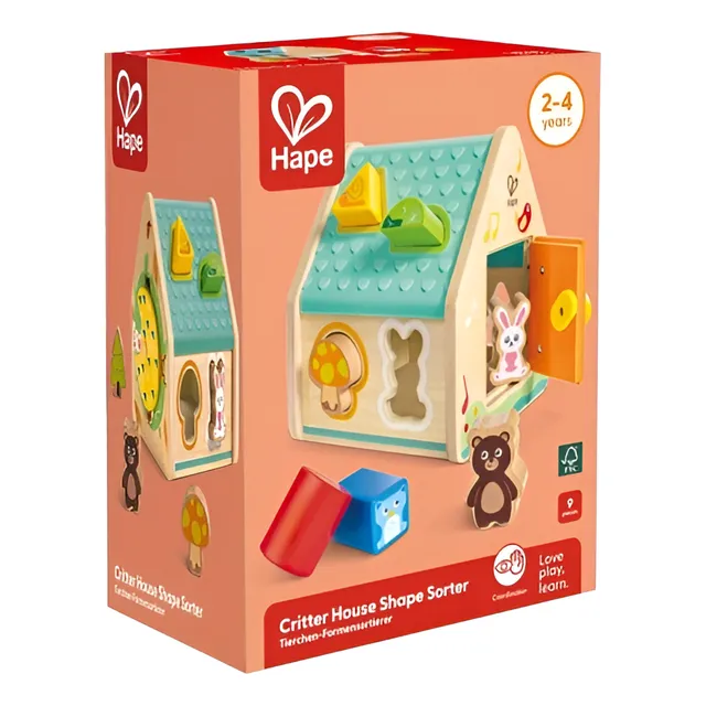Niños Casa Juego De Actividades En Madera