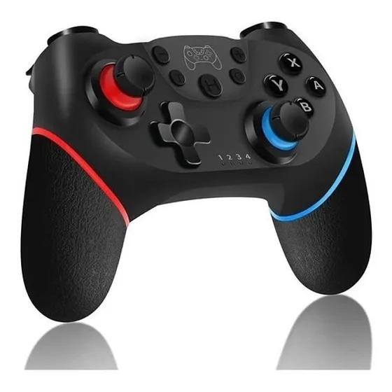 Control Gamepad Mando Compatible Videojuegos Pc Android Color Negro
