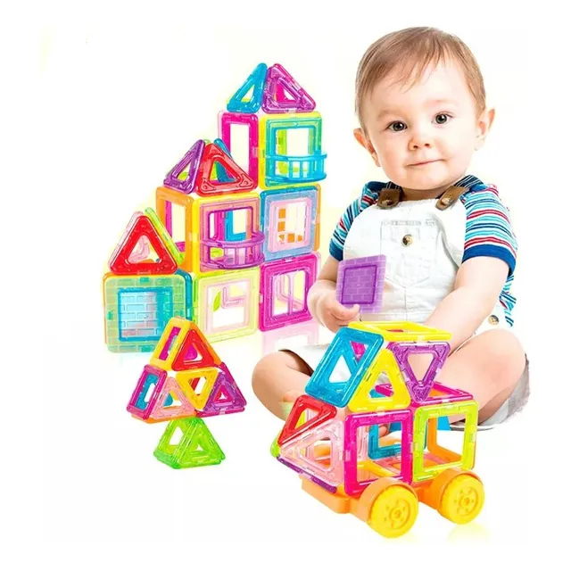 Magni Blocs 72 Pz, Magnetive Construction Blocks, Iman