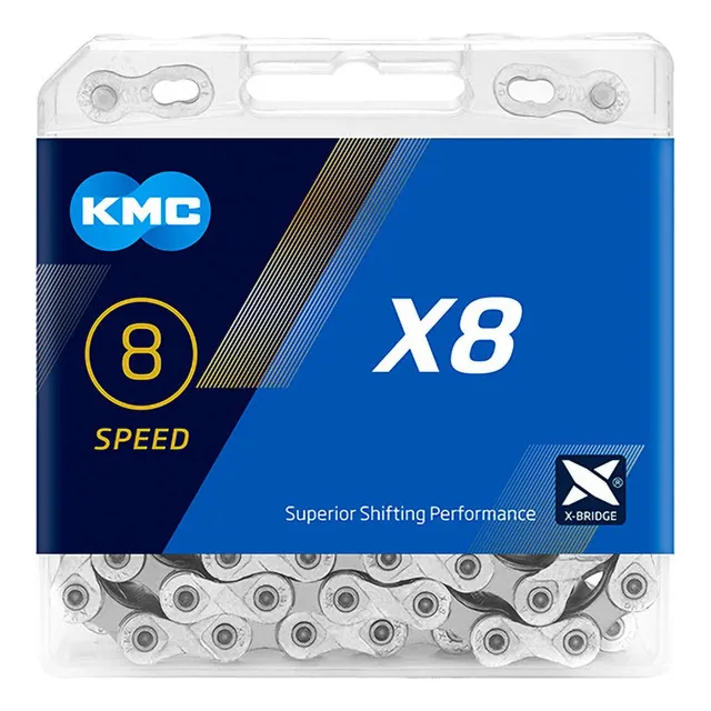 Cadena 8v Kmc X8 For 116e Silver Bicicletas