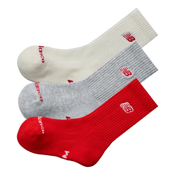 Medias New Balance Kids Patch Logo Paquete De 3 Unds