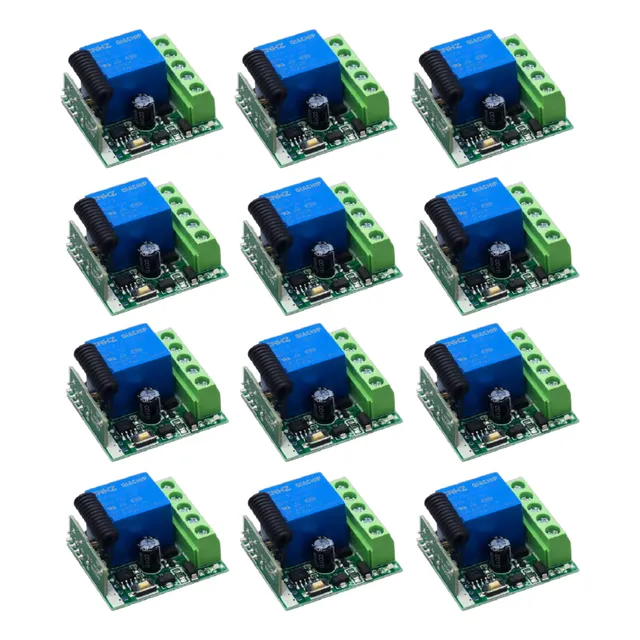 Modulo Rf433 Mhz 1 Relevador 50 Pzas