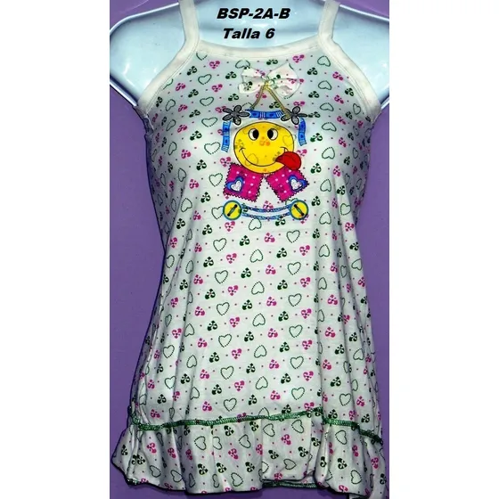 Blusas Niñas Franela Manga Corta Tiritas Estampadas Sweet