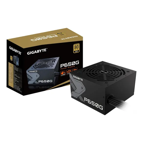 Fuente De Alimentacion 650w Gigabyte 80 Plus Gold Gp-p650gm Color Negro