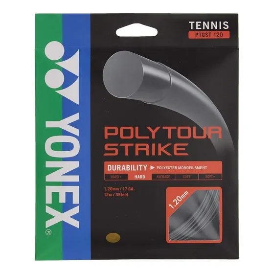 Cordaje De Tenis Yonex Poly Tour Strike Negro