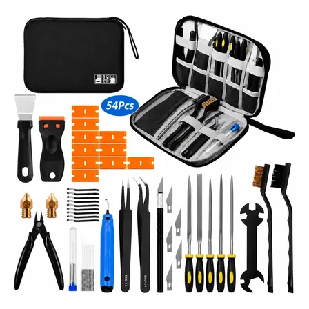 kit 54 de ferramentas manuais completo para impressao 3d acabamento acessorios alicate multifuncional pinça mini pequeno multi uso conjunto novas domesticas tools
