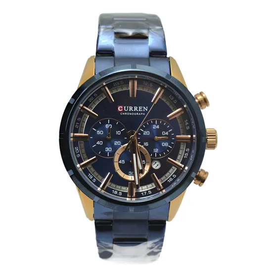 Curren Reloj Lujoso Para Hombre, Cuarzo, Analogo.